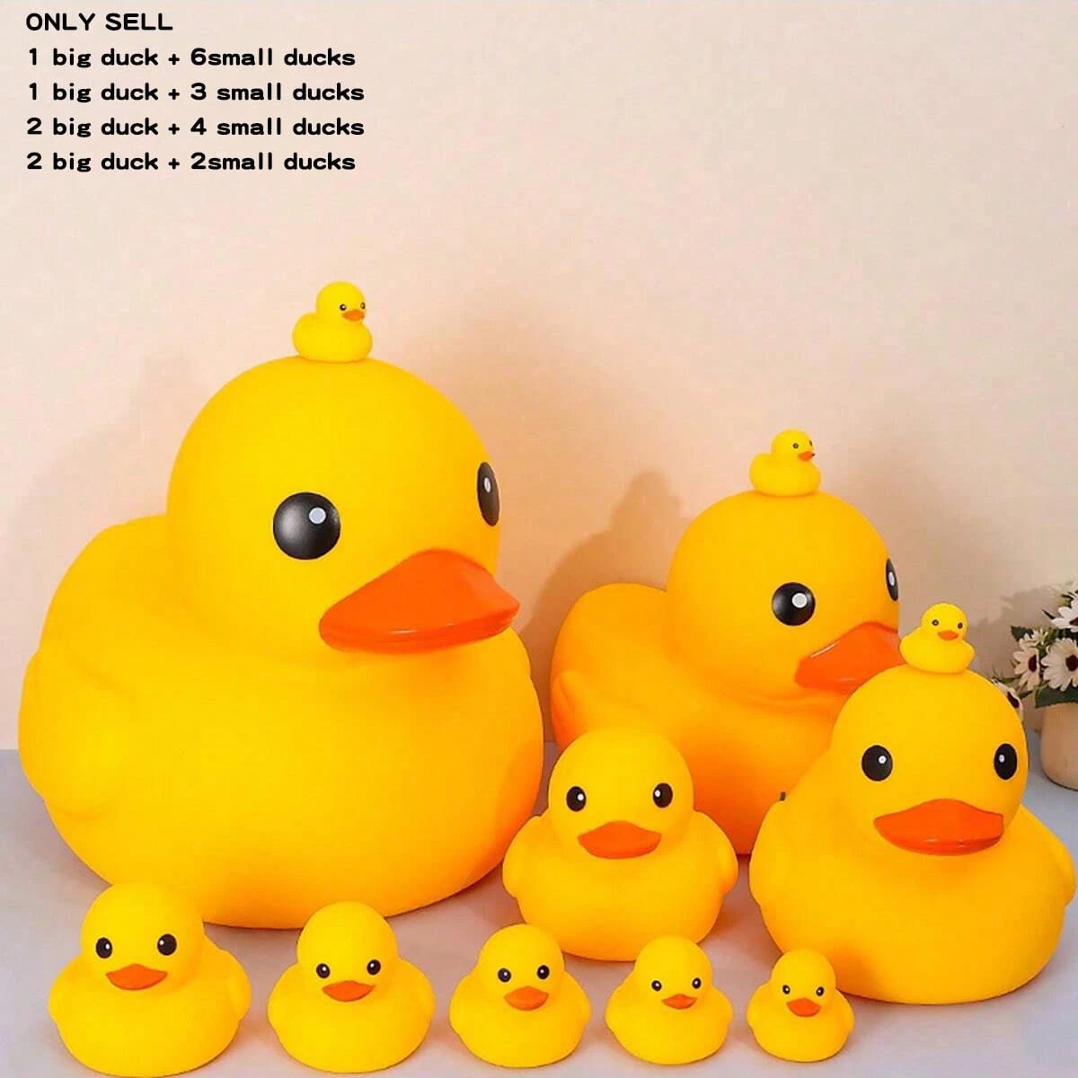 Bathtub Toys, Rubber Floating Pool Toys, Cute Interesting Yellow Rubber Duck, Suitable Gift For Boys And Girls