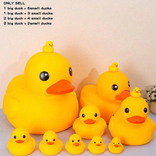 Bathtub Toys, Rubber Floating Pool Toys, Cute Interesting Yellow Rubber Duck, Suitable Gift For Boys And Girls