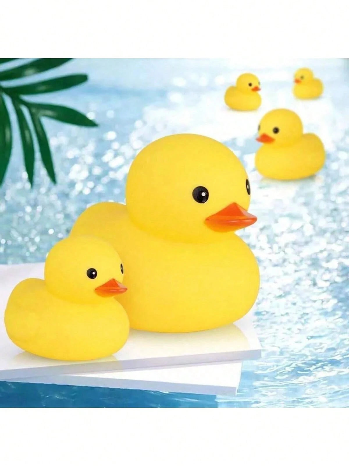 Bathtub Toys, Rubber Floating Pool Toys, Cute Interesting Yellow Rubber Duck, Suitable Gift For Boys And Girls
