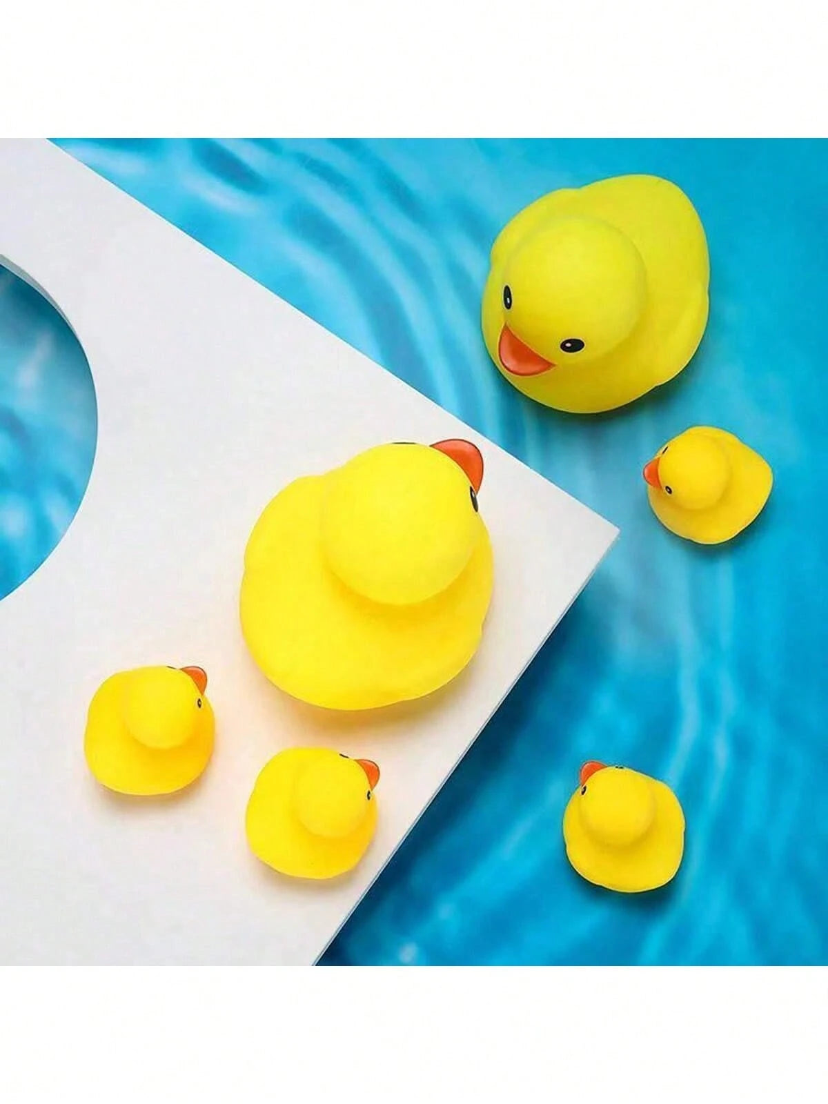 Bathtub Toys, Rubber Floating Pool Toys, Cute Interesting Yellow Rubber Duck, Suitable Gift For Boys And Girls