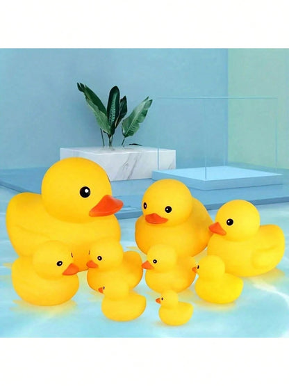 Bathtub Toys, Rubber Floating Pool Toys, Cute Interesting Yellow Rubber Duck, Suitable Gift For Boys And Girls