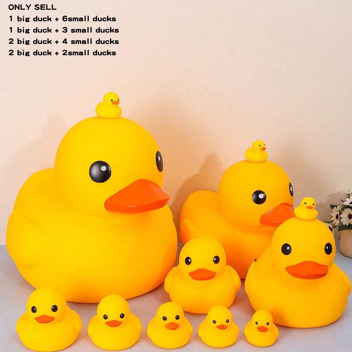 Bathtub Toys, Rubber Floating Pool Toys, Cute Interesting Yellow Rubber Duck, Suitable Gift For Boys And Girls