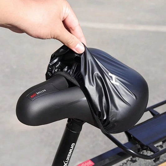 Bicycle Saddle Rain Cover – Thickened, Waterproof PVC Material With A 360° Full-Coverage Design And Non-Slip Elastic Hem. Protects Against Rain, Snow, Sun, And Corrosion. Universal Fit For Mountain Bi