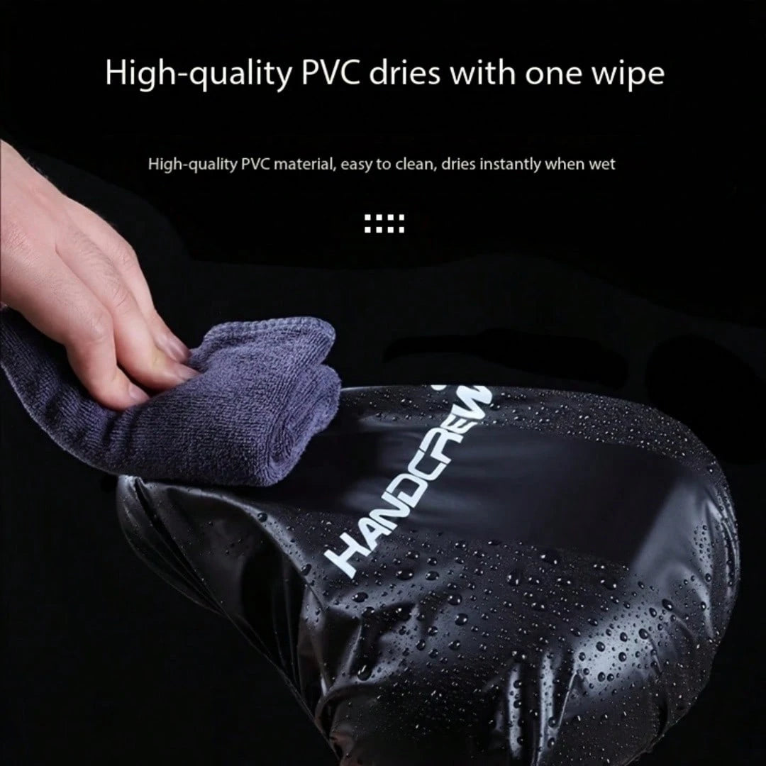 Bicycle Saddle Rain Cover – Thickened, Waterproof PVC Material With A 360° Full-Coverage Design And Non-Slip Elastic Hem. Protects Against Rain, Snow, Sun, And Corrosion. Universal Fit For Mountain Bi