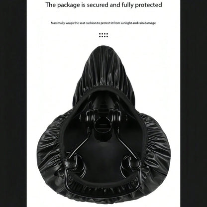 Bicycle Saddle Rain Cover – Thickened, Waterproof PVC Material With A 360° Full-Coverage Design And Non-Slip Elastic Hem. Protects Against Rain, Snow, Sun, And Corrosion. Universal Fit For Mountain Bi
