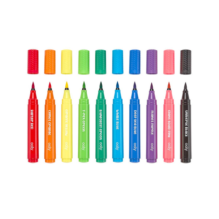 Big Bright Brush: Brush Markers (Set of 10)