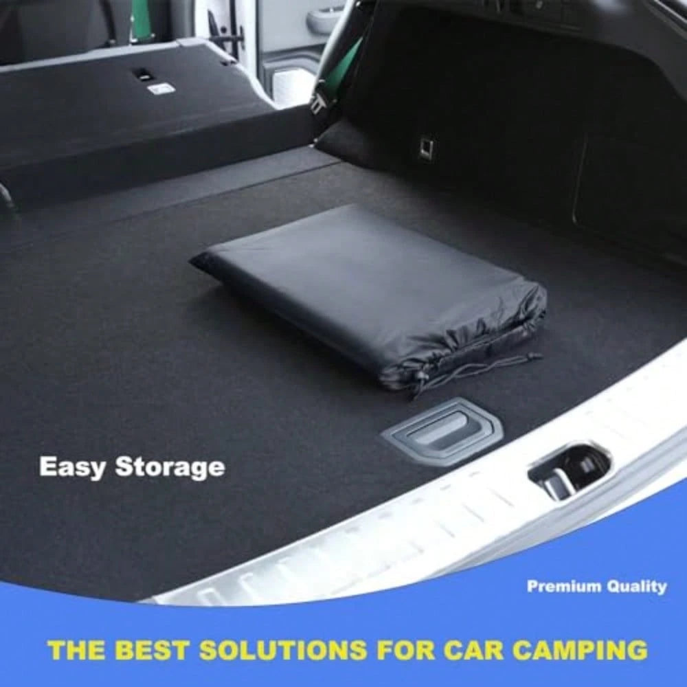 Black Car Camping Essentials, Increase Cargo Car Bed Space, Mattress Accessories For SUV With Flate Trunk,, RAV4, CRV, X-Trail, Outback, Highlander, Kuga, Tiguan, Cherokee, Equinox, Explorer