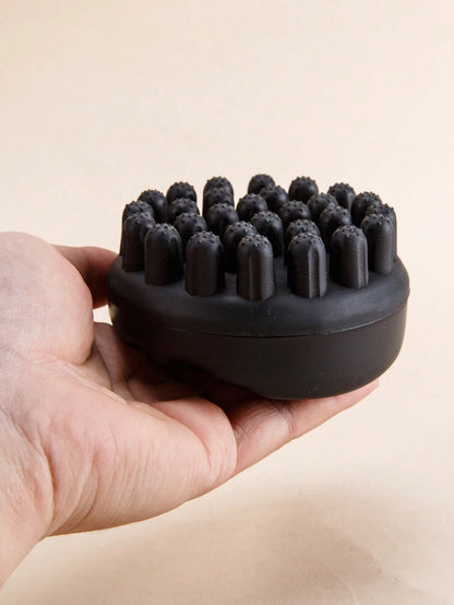 Black Twist Hair Sponge Brush For Men Natural Curls, Double Sided Hair Twist Sponge Tool For Afro Coil Dreadlock Hairstyle, Portable Magic Hair Twist Sponge For Daily Hair Grooming Hair Styling For Sh