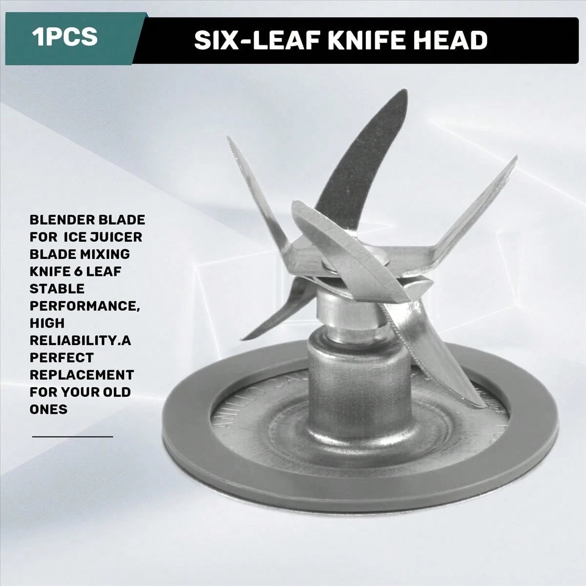 Blender Blade For Ice Juicer Blade Mixing Knife 6 Leaf