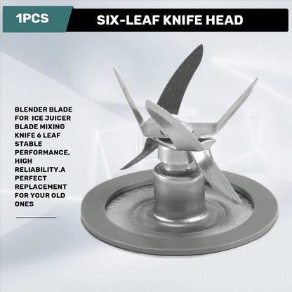Blender Blade For Ice Juicer Blade Mixing Knife 6 Leaf