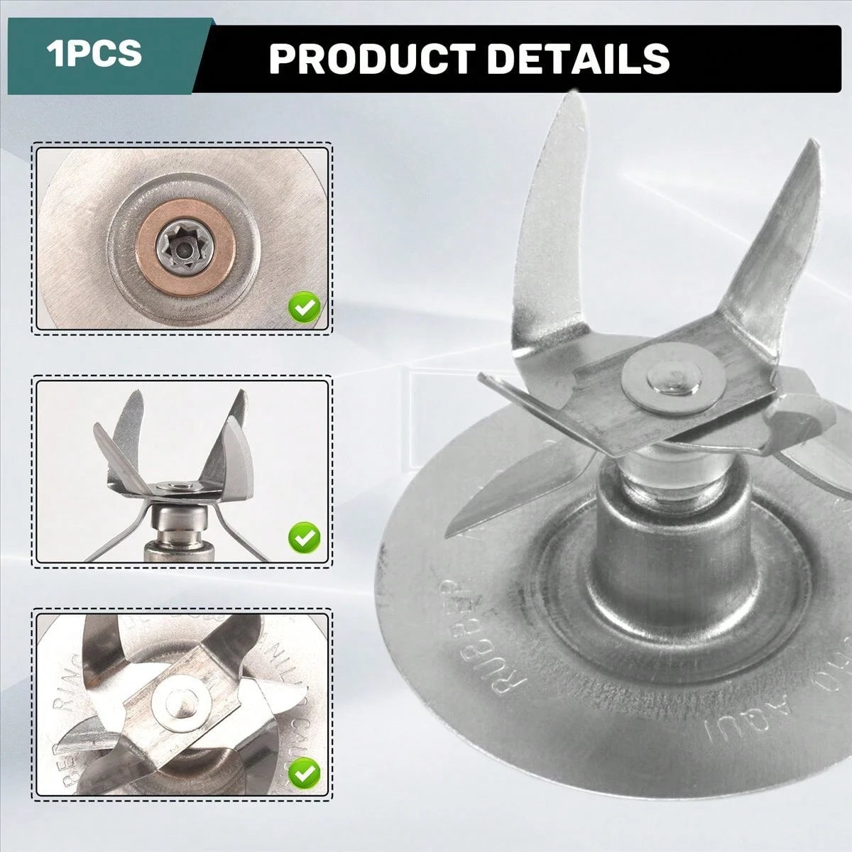 Blender Blade For Ice Juicer Blade Mixing Knife 6 Leaf