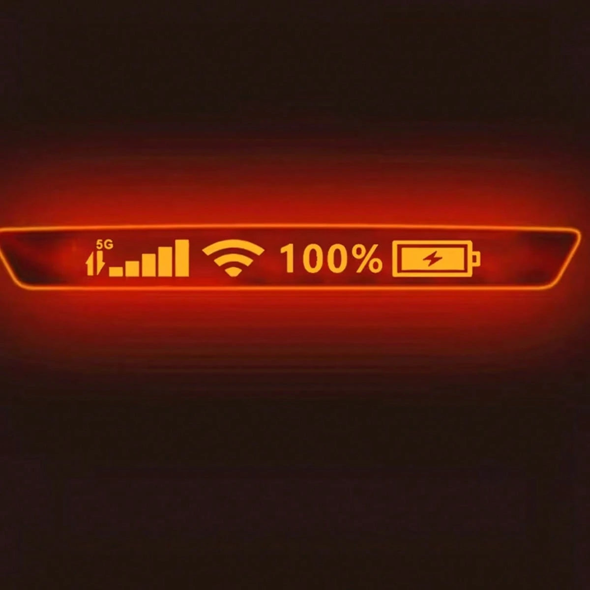 Brake Light Stickers, Signal Decorative Films, Suitable For High-Mounted Lights, With Carbon Fiber Texture. Fun Vinyl Stickers, Easy To Stick, Car Rear Tail Light Stickers