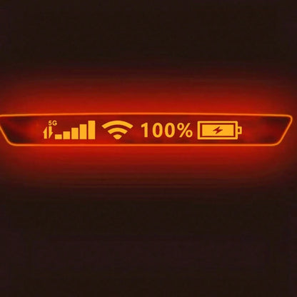 Brake Light Stickers, Signal Decorative Films, Suitable For High-Mounted Lights, With Carbon Fiber Texture. Fun Vinyl Stickers, Easy To Stick, Car Rear Tail Light Stickers