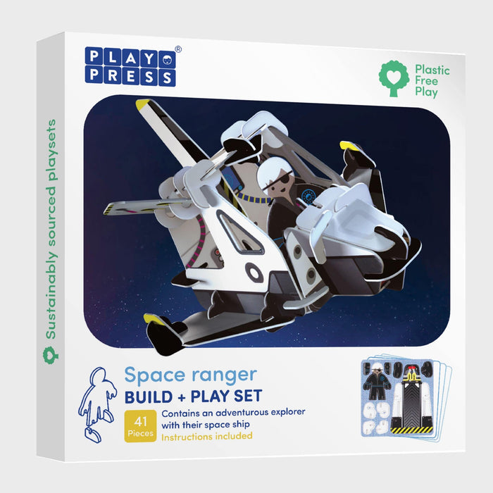 Build and Play Space Ranger - plastic free packaging