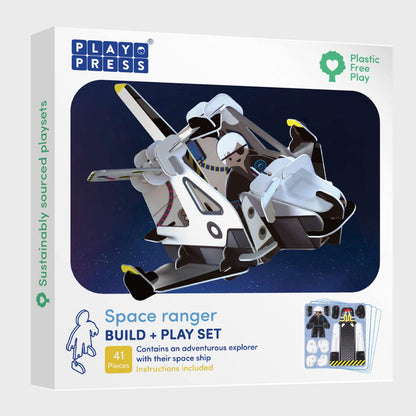 Build and Play Space Ranger - plastic free packaging