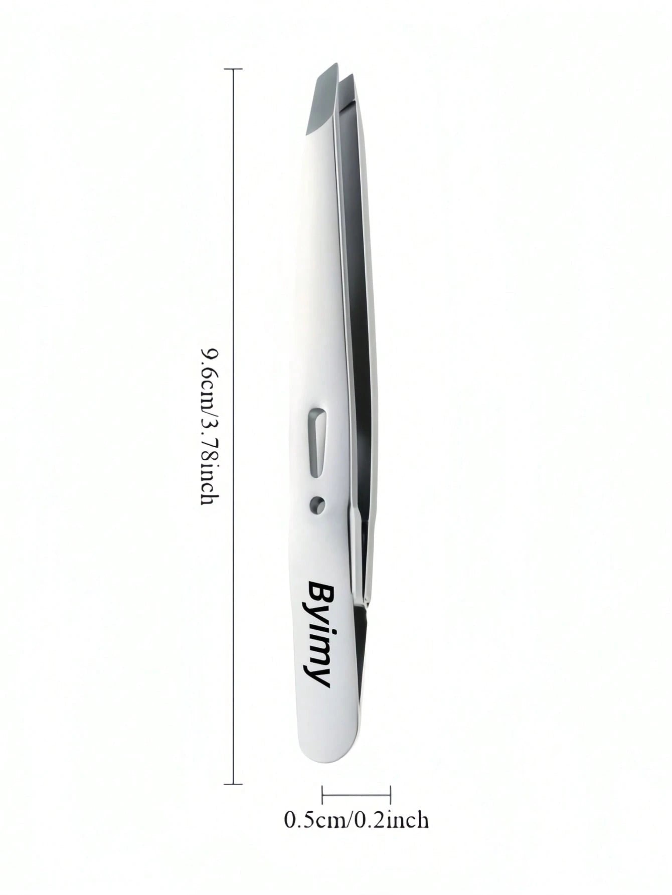 Byimy Brand Stainless Steel Professional Eyebrow Clip, High Eyebrow Clip, Oblique Small Tweezers, Universal Hair Removal Pliers, Tweezers, Hair Removal Tweezers, Eyelash Extension Tools