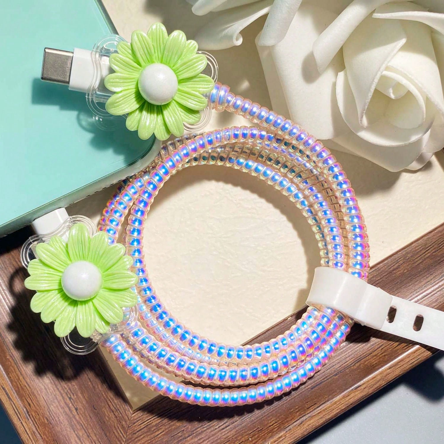Cable Protector, Anti-Breakage Charging Cable Sleeve, Suitable For IPhone 12-15/16, Type-C & Lightning Data Cable Protector