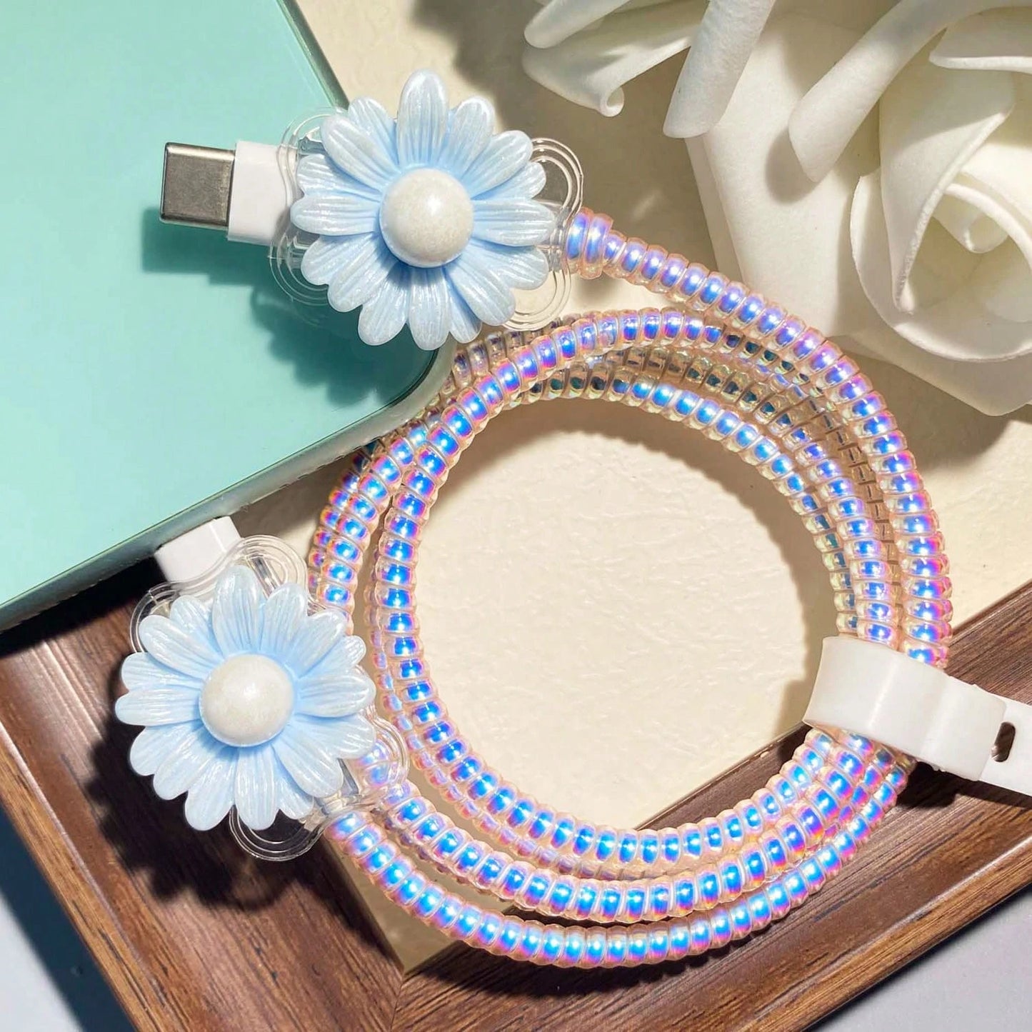 Cable Protector, Anti-Breakage Charging Cable Sleeve, Suitable For IPhone 12-15/16, Type-C & Lightning Data Cable Protector