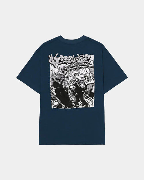 Camiseta Train Azul Petróleo - Four Street
