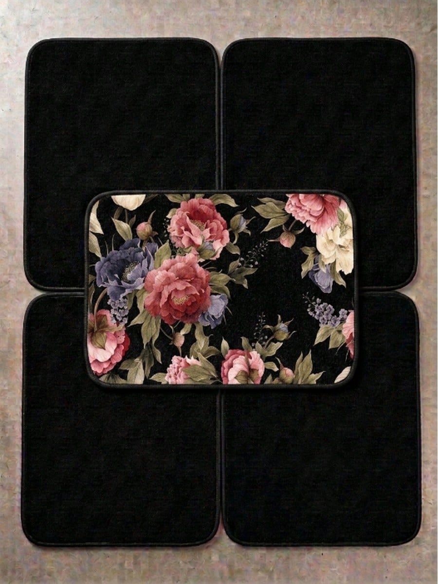 Car Acessesories Car Accessories Interior 1PC Car Trunk Mat, Animals & Nature, Floral & Botanical, Non-Slip, Wear-Resistant, Washable, Keeps Car Interior Clean And Tidy, Universal, Pet Mat, Car Interi