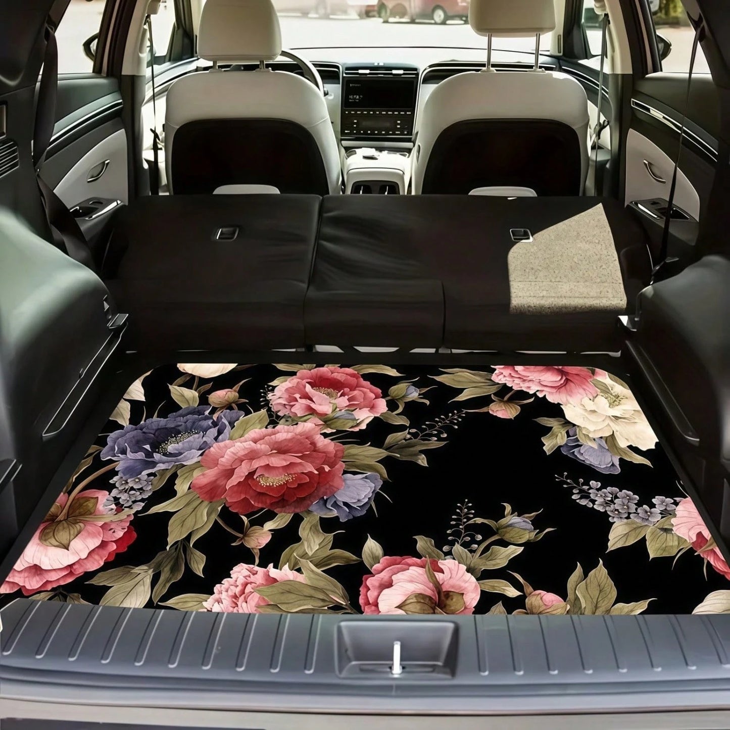 Car Acessesories Car Accessories Interior 1PC Car Trunk Mat, Animals & Nature, Floral & Botanical, Non-Slip, Wear-Resistant, Washable, Keeps Car Interior Clean And Tidy, Universal, Pet Mat, Car Interi