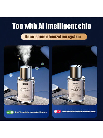 Car Aromatherapy Electromechanical Fragrance Perfume- Intelligent Start/Stop Fragrance- Automotive Accessories