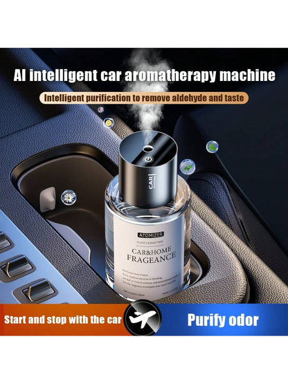 Car Aromatherapy Electromechanical Fragrance Perfume- Intelligent Start/Stop Fragrance- Automotive Accessories