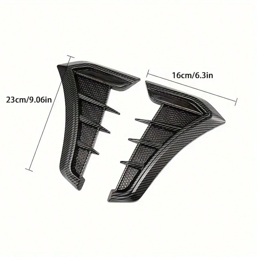 Car Body Decorative Stickers Universal Side Wing Car Stickers Modified Body Side Label Decoration 2pcs