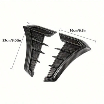 Car Body Decorative Stickers Universal Side Wing Car Stickers Modified Body Side Label Decoration 2pcs