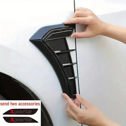 Car Body Decorative Stickers Universal Side Wing Car Stickers Modified Body Side Label Decoration 2pcs