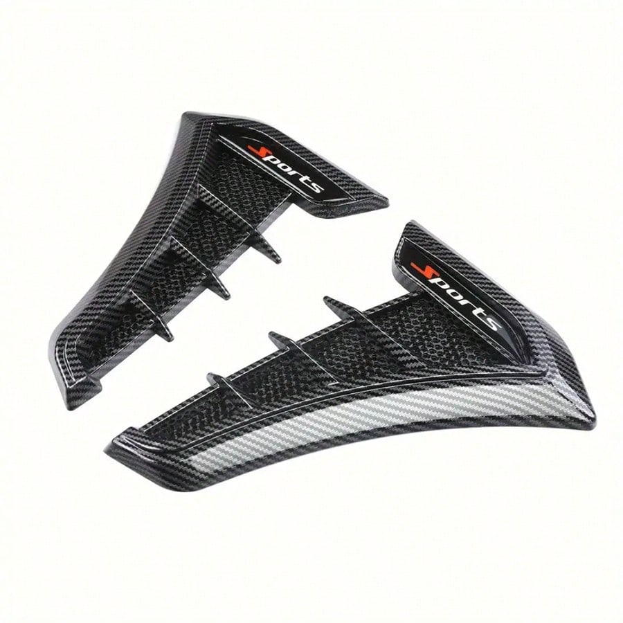 Car Body Decorative Stickers Universal Side Wing Car Stickers Modified Body Side Label Decoration 2pcs