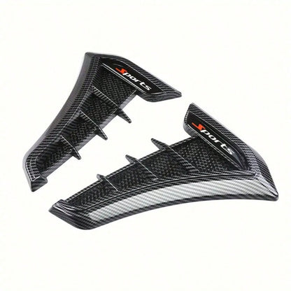 Car Body Decorative Stickers Universal Side Wing Car Stickers Modified Body Side Label Decoration 2pcs