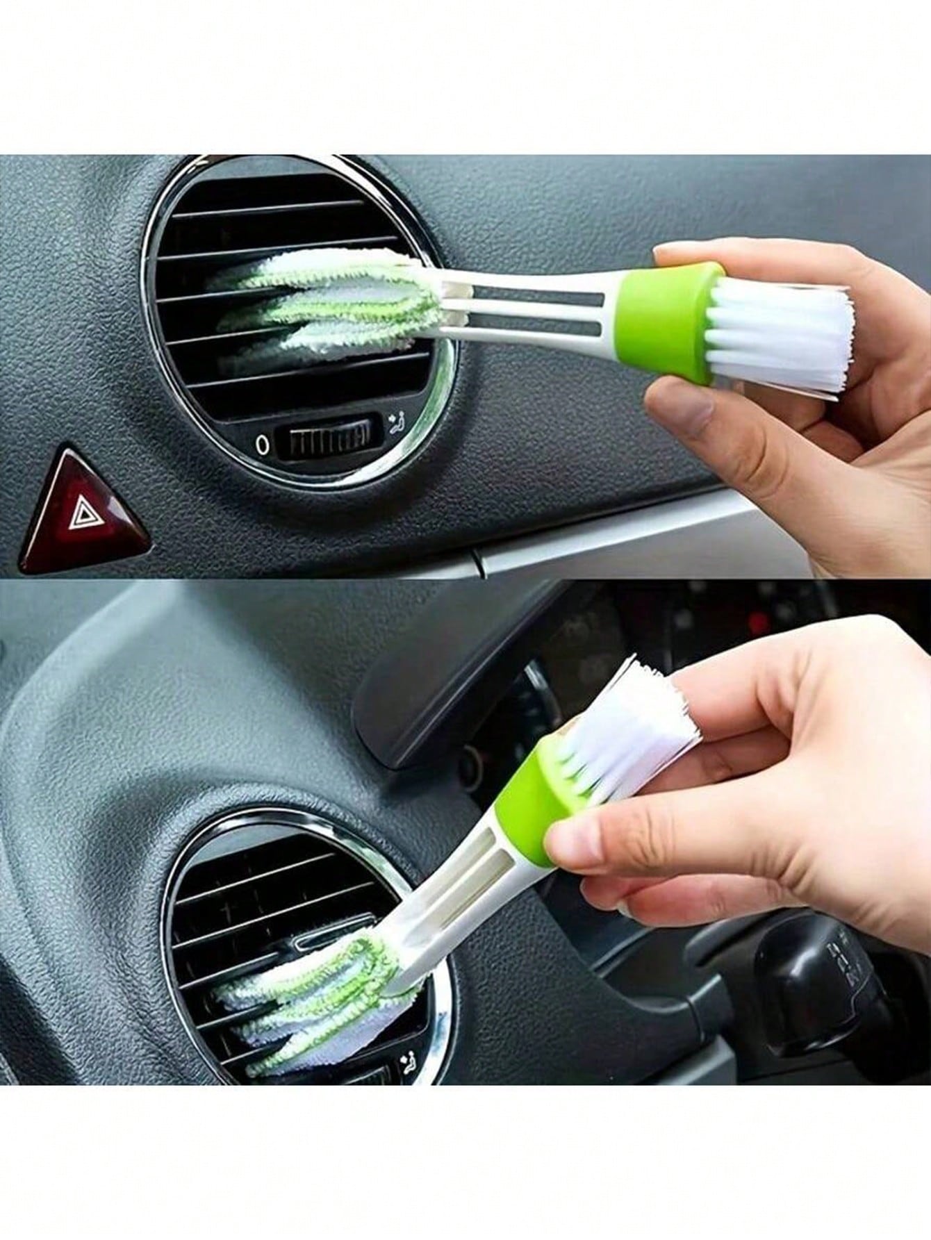 Car Cleaning Brush Set| Ergonomic Design| Soft & Hard Mixed Bristles, Suitable For Air Vents, Dashboard, Leather Seats, Wheels And More| Multi-Functional Dusting Tool| Interior Cleaning Essential