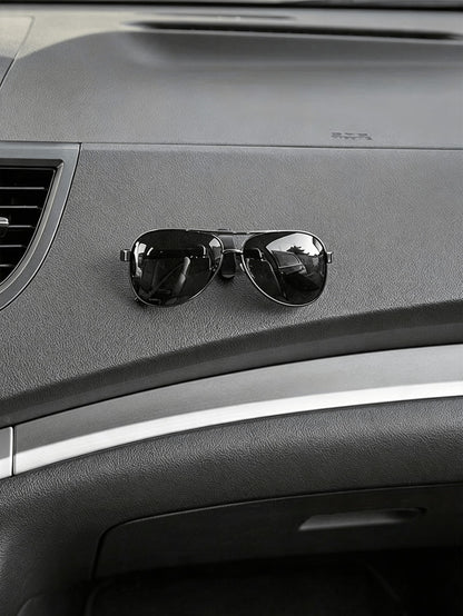 Car Dashboard Mini Adhesive Hook, Multi-Function Car Interior Storage Clip (Suitable For Keys, Masks, Fashion Glasses Or Trash Bags), Universal Charging Cable Storage Clip, No-Drill Mark-Free Mini Hoo