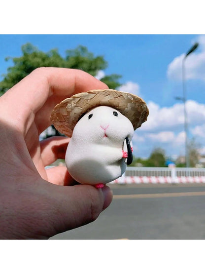 Car Decoration Hamster Car Accessories New Console Cute Doll Car Interior Pendant Decoration Cool Decoration Accessories