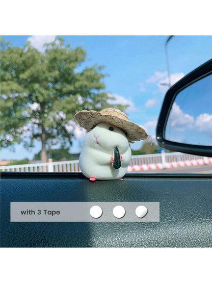 Car Decoration Hamster Car Accessories New Console Cute Doll Car Interior Pendant Decoration Cool Decoration Accessories