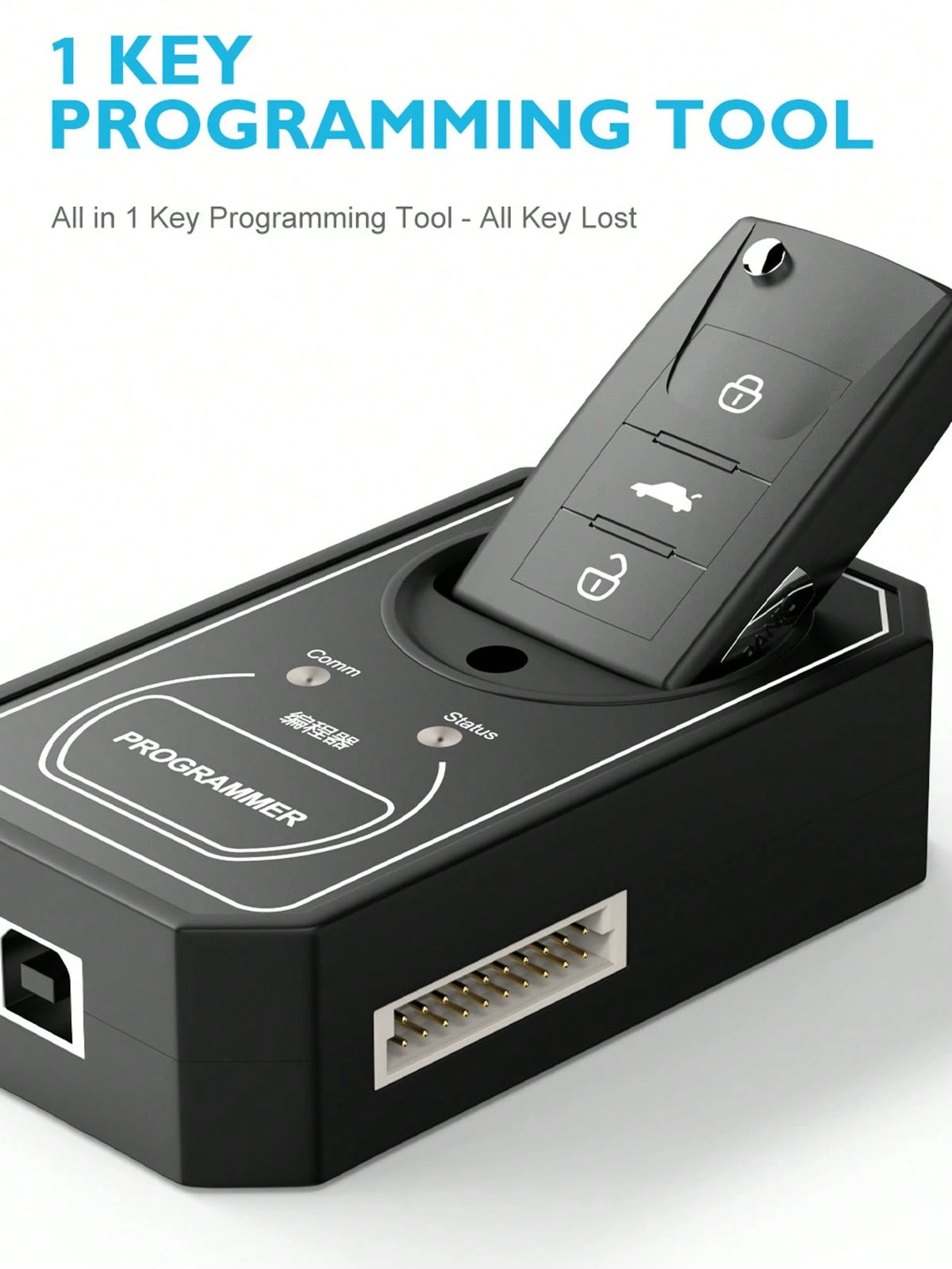 Car Key Programming Tool, Remote Key Programmer & IMMO Code Reader, EEPROM Pin Code Programming Chip Copy, OBD2 Car Diagnostic Scanner For Vehicles