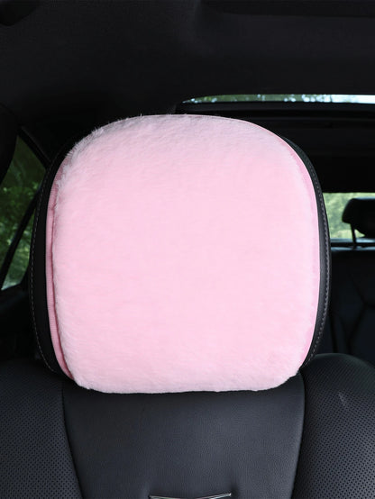 Car Plush Pillowcase Anti Slip And Warm All Year Round Universal