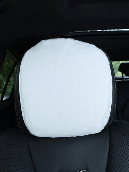 Car Plush Pillowcase Anti Slip And Warm All Year Round Universal