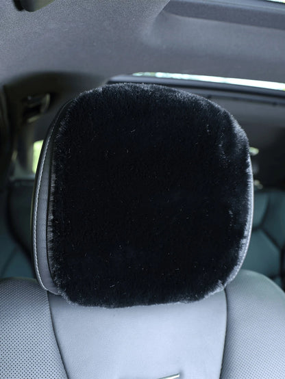 Car Plush Pillowcase Anti Slip And Warm All Year Round Universal