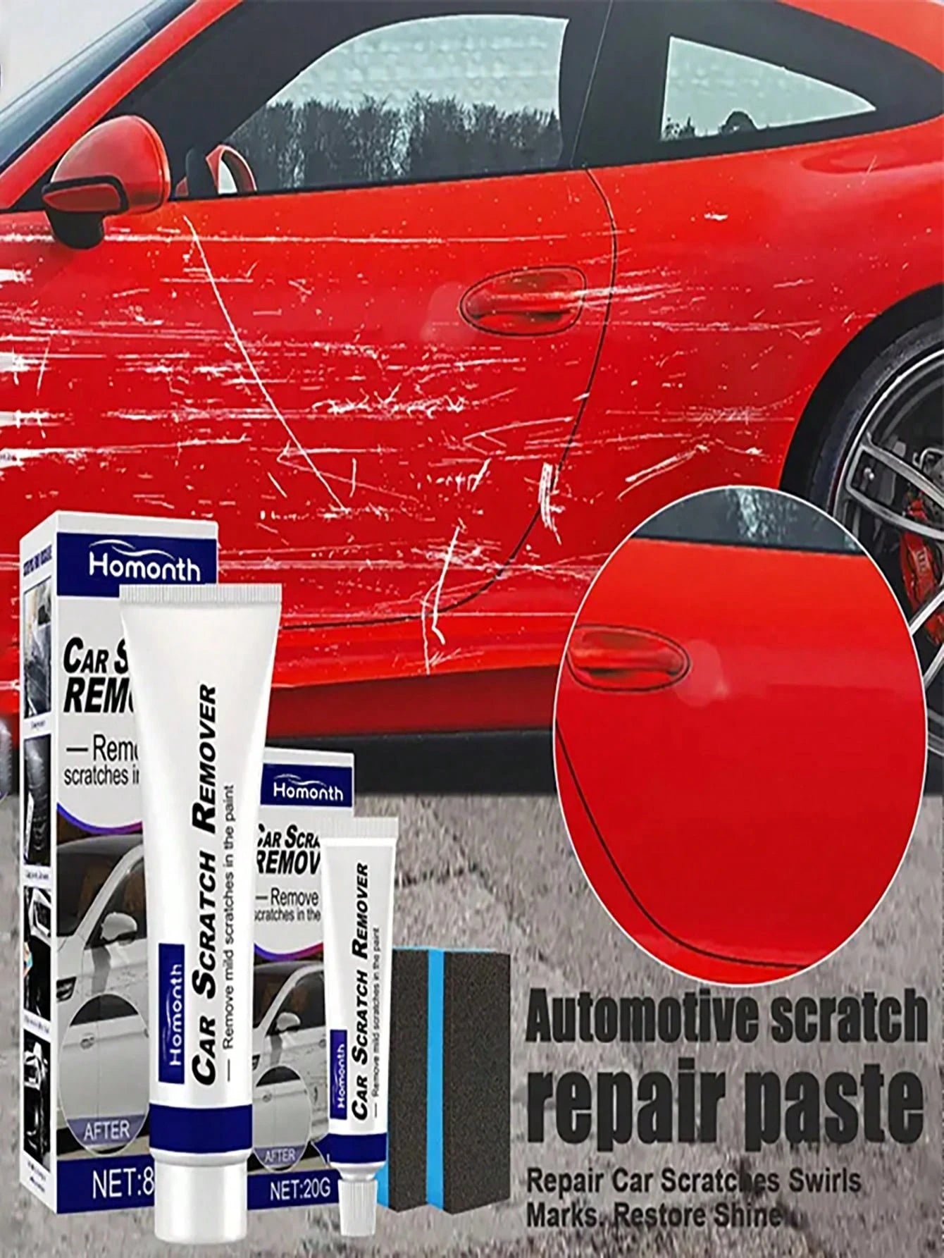 Car Scratch Repair Cream, Scratch Remover, And Automotive Polishing And Paint Care Products