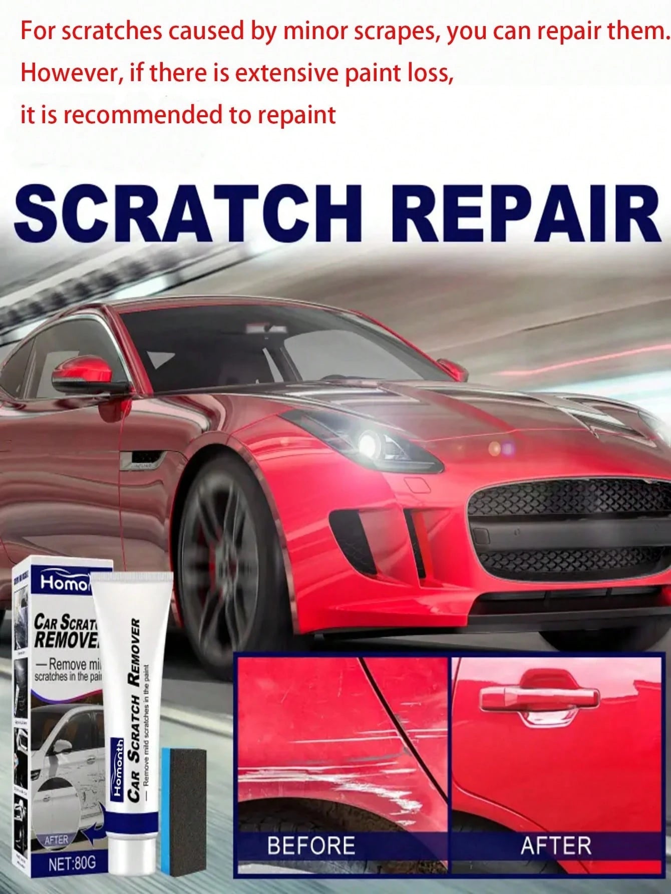 Car Scratch Repair Cream, Scratch Remover, And Automotive Polishing And Paint Care Products