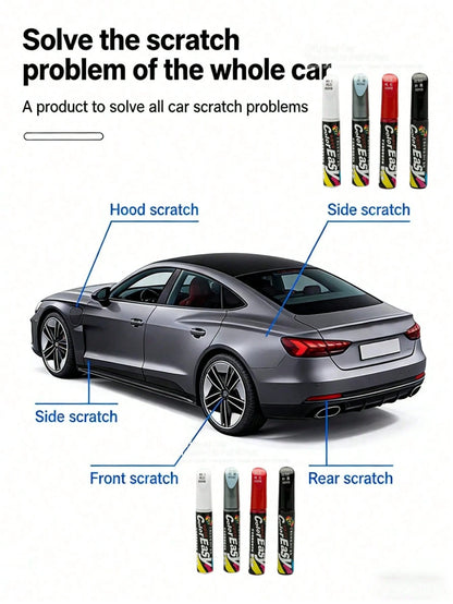 Car Scratch Repair Pen, Car Repair Paint, Repair Paint Fragments And Wear, Precise Drip Free Applicator, Color Matching Car Paint, Rust Prevention, Quick Drying Body Repair, Four Colors To Choose From
