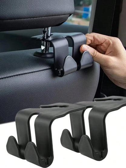 Car Seat Back Hook, Front & Rear Seat Hanger Holder For Car Interior Storage Accessories