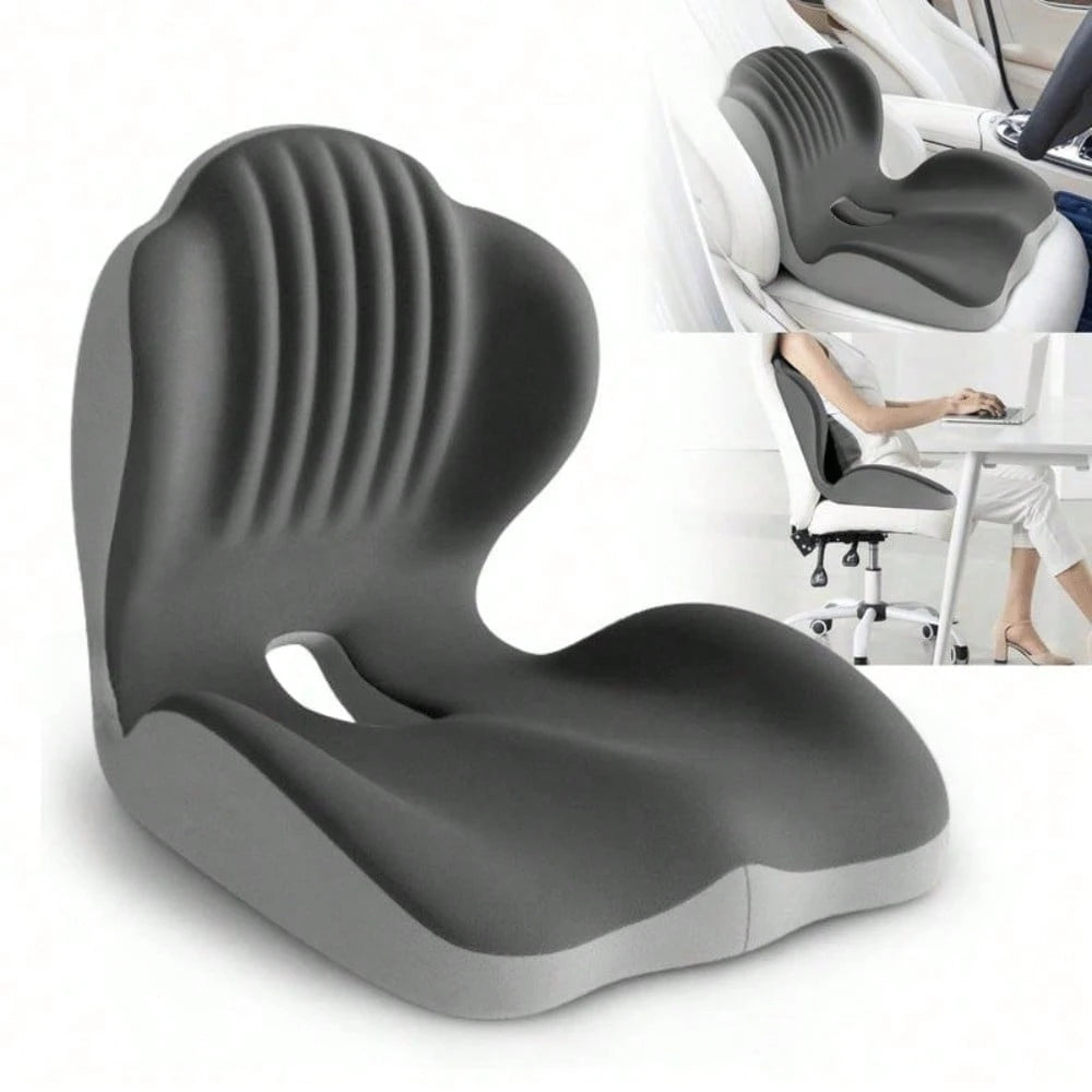 Car Seat Cushion For Office Chair, Soft Comfort Seat Pad For Driving & Daily Use, Medium Firm Feel, Portable Cushion For Home, Office & Travel