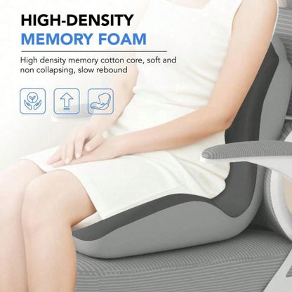 Car Seat Cushion For Office Chair, Soft Comfort Seat Pad For Driving & Daily Use, Medium Firm Feel, Portable Cushion For Home, Office & Travel