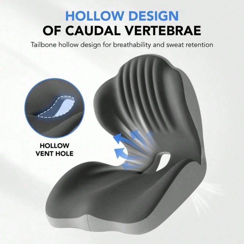 Car Seat Cushion For Office Chair, Soft Comfort Seat Pad For Driving & Daily Use, Medium Firm Feel, Portable Cushion For Home, Office & Travel