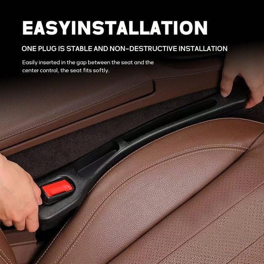 Car Seat Gap Filler Accessories, Designed For Vehicles With Seat Gaps, Includes 2 Storage Compartments, Universal Size, Prevents Items From Falling, Suitable For Seat Gaps Between 1.2 To 2.2 Inches, C