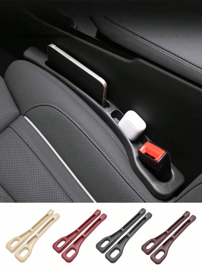 Car Seat Gap Filler Accessories, Designed For Vehicles With Seat Gaps, Includes 2 Storage Compartments, Universal Size, Prevents Items From Falling, Suitable For Seat Gaps Between 1.2 To 2.2 Inches, C