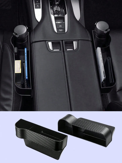 Car Seat Gap Storage Box- Large Capacity Design, Convenient Access, Prevents Items From Falling, Easy Installation, Suitable For Most Sedans, SUVs And Trucks- Perfect For Driver And Passenger Seats